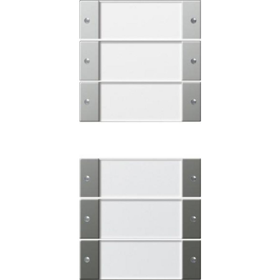Wippenset 6-v (3+3) TK System 55 clear/edelstaal