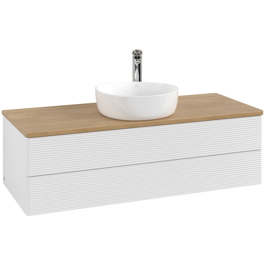 Wastafelonderkast Antao 1200x360x500mm G.White.L K21151GF