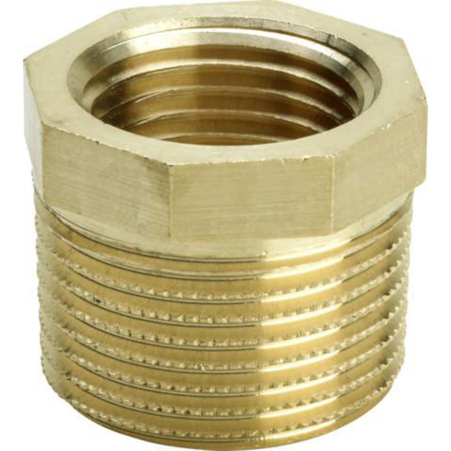 Verloopring brons 1.1/2"x1" bu.xbn. met sleutelvlak 3241