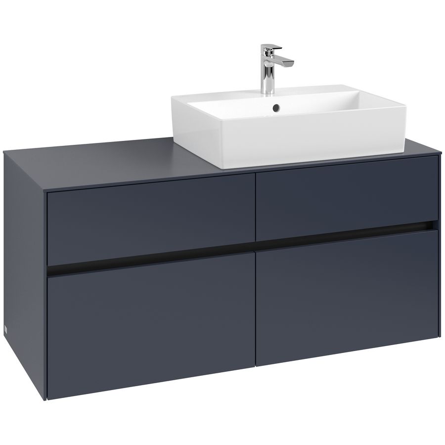 Wastafelonderkast Collaro 1200x548x500mm Marine Blue C130B0VQ