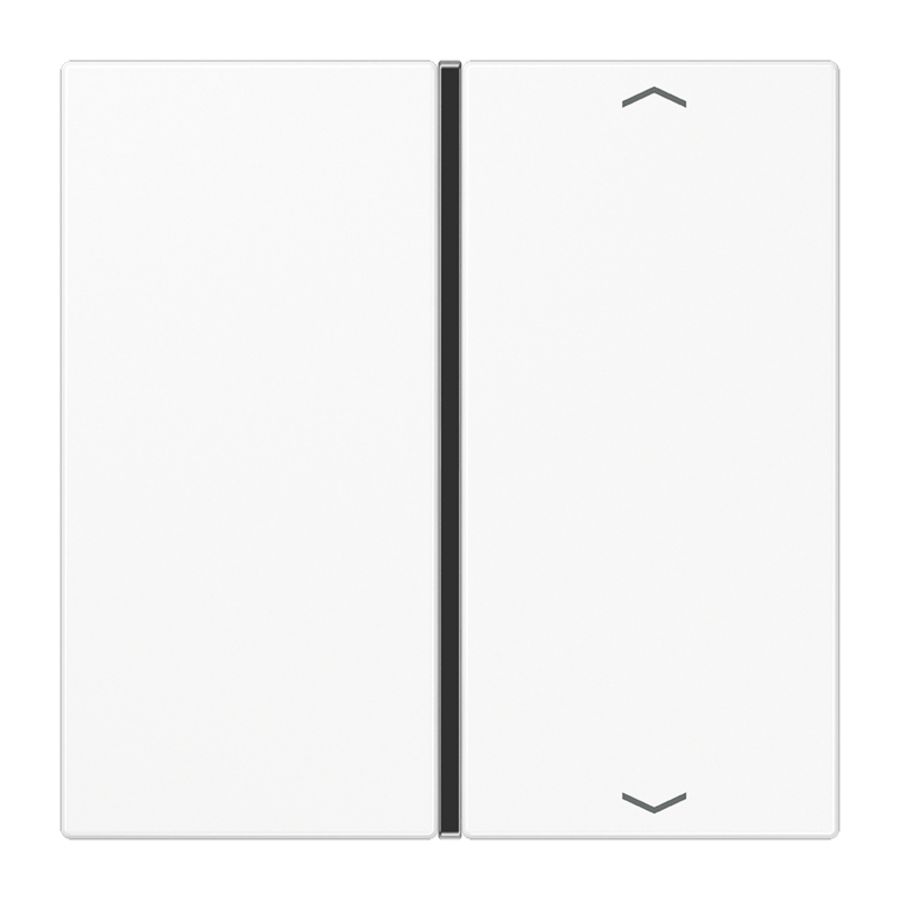 Tastafdekking 1-voudig pijl compleet LS alpin KNX