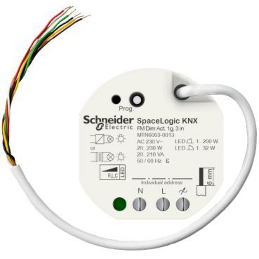 Dimming actuator KNX Universal Flush mounted 3 binary i