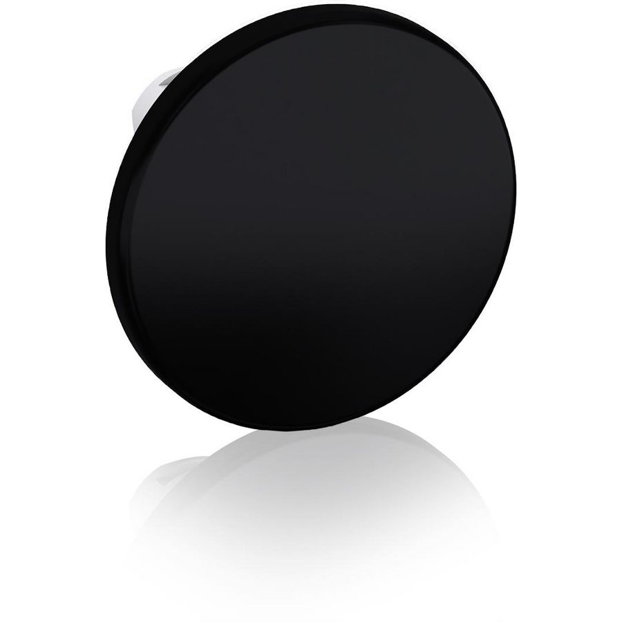 Paddestoel terugverend 60mm zwart
