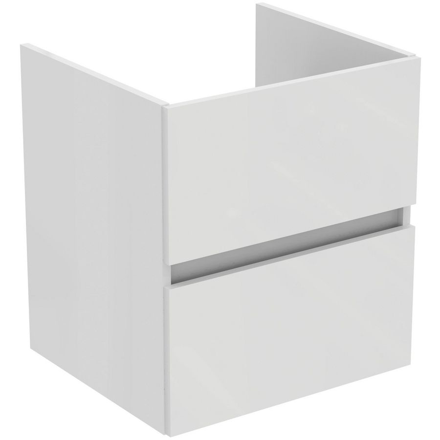 Wastafelmeubel TIEMPO 50x44cm 2x la wit