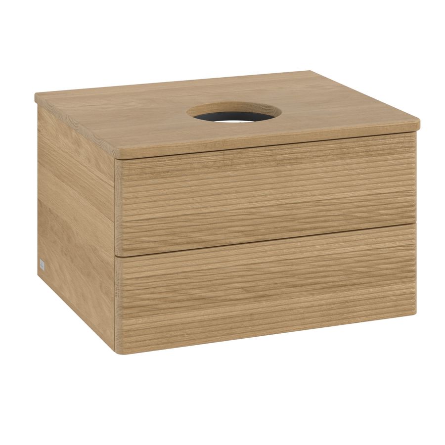 Wastafelonderkast Antao 600x360x500mm Honey Oak K18111HN