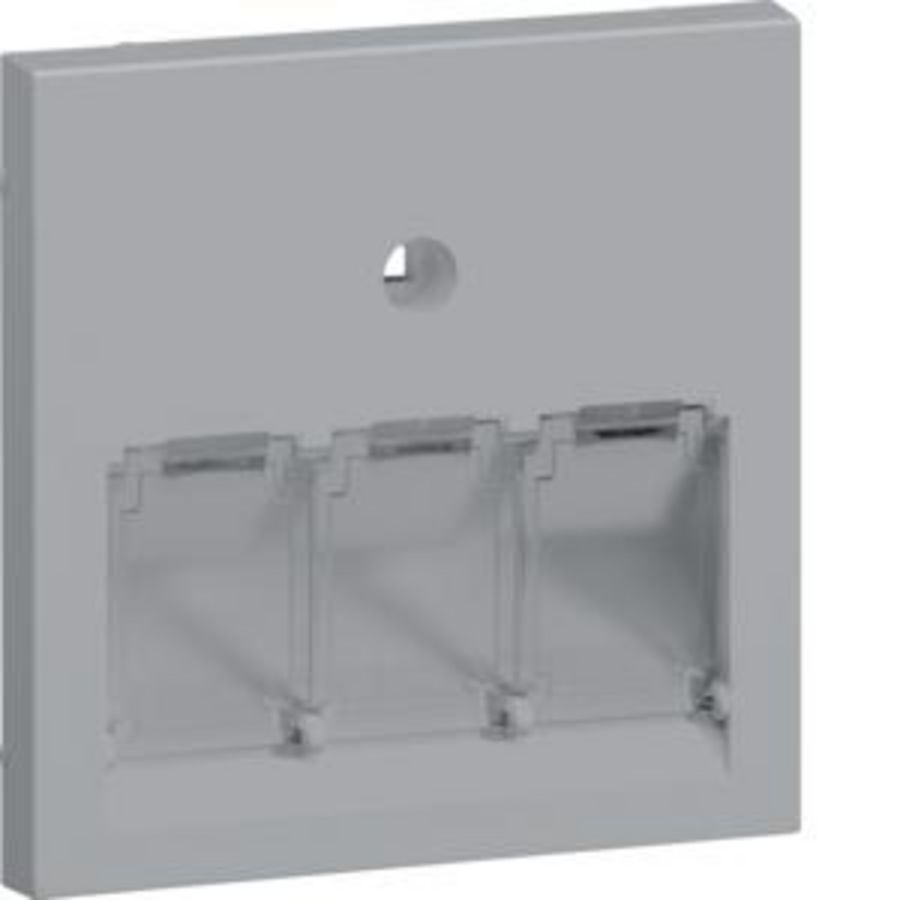 Centraaldeel 55mm data/universeel 3-voudig hal.vrij alulook