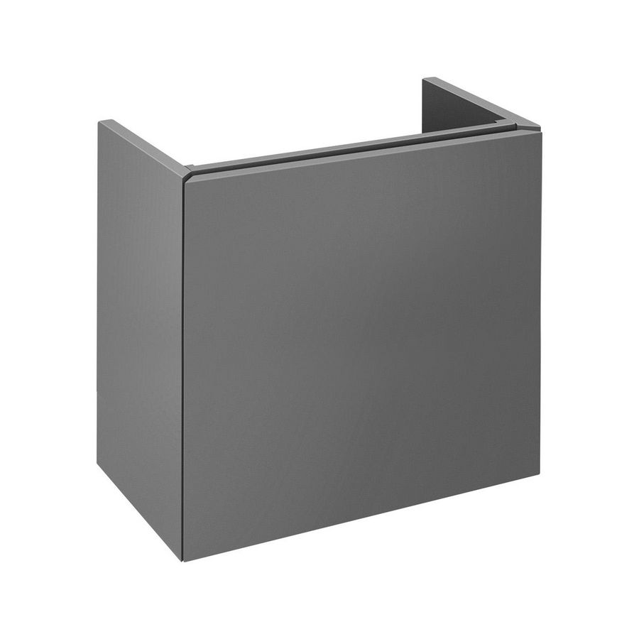 Onderkast DeLuxe (40x50x20cm) met 1 deur links push-to-open - Light green mat gelakt