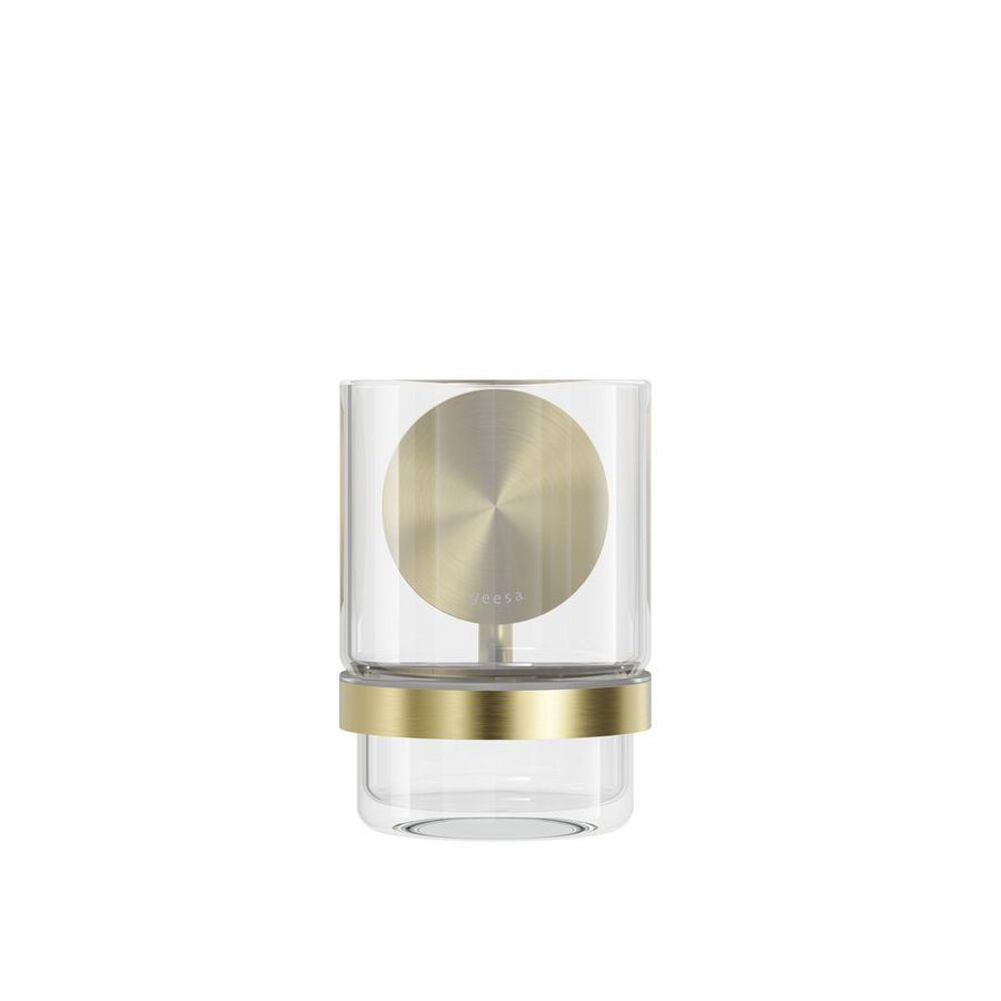Glashouder met drinkglas Gold OPAL