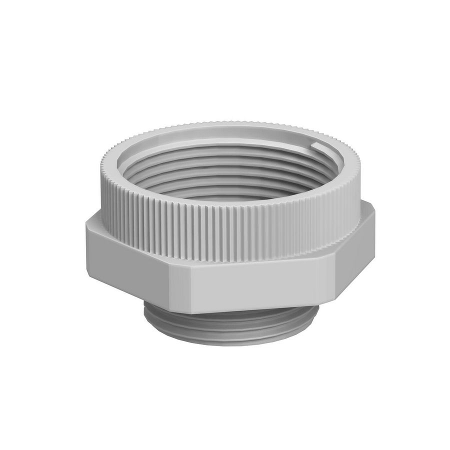 Tussenst PG-M PG13,5-M20 polyam li.grijs RAL 7035 VVE=20