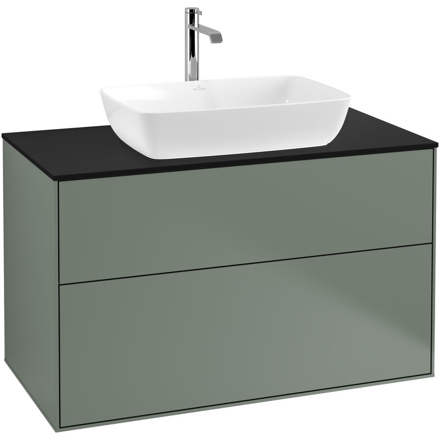 Wastafelonderkast Finion 1000x603x501mm Olive Matt Lacquer G76200GM