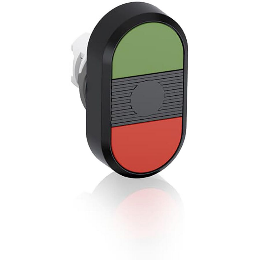 Verlichte dubbele knop groen/rood lens 1SFA611130R1106