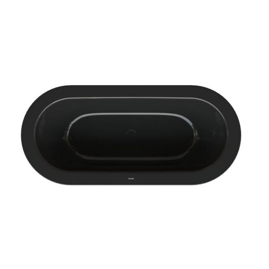 Bad BetteStarlet Oval 1650x750mm Zwart