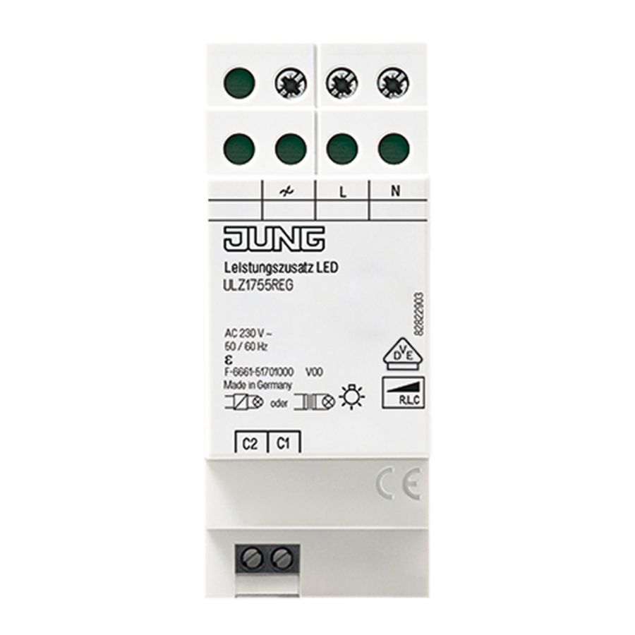 DIN-rail universeel vermogens uitbreider