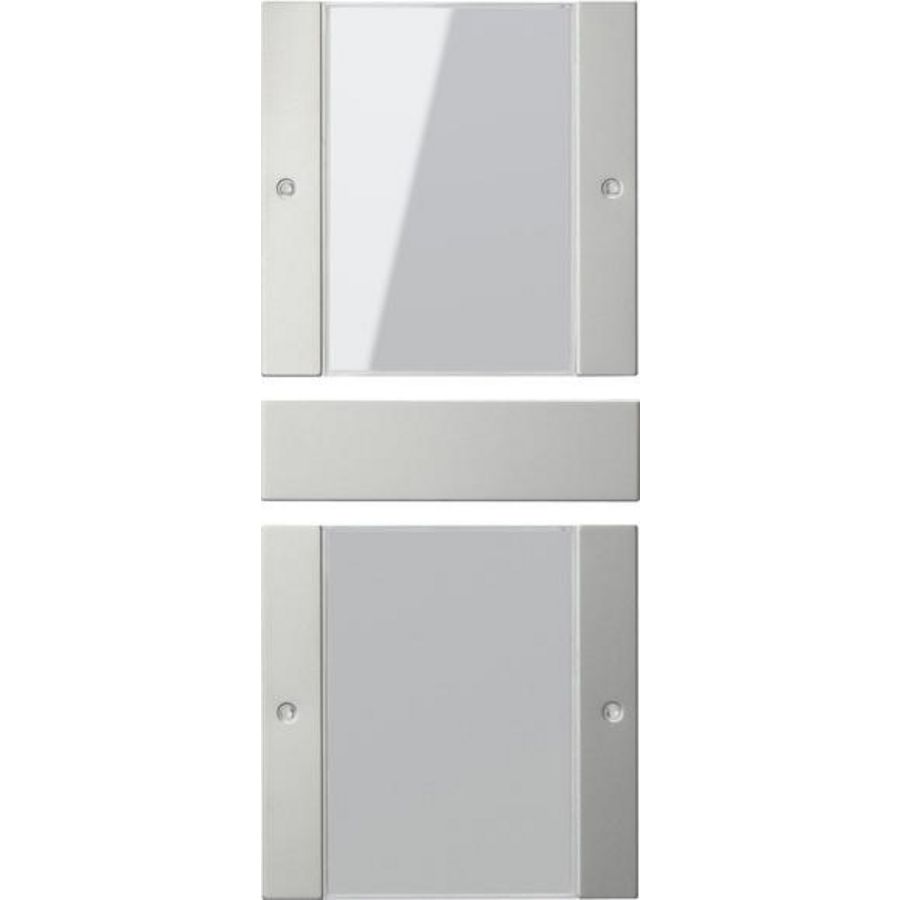 Wippenset 2-voudig (1+1) TK System 55 clear/edelstaal