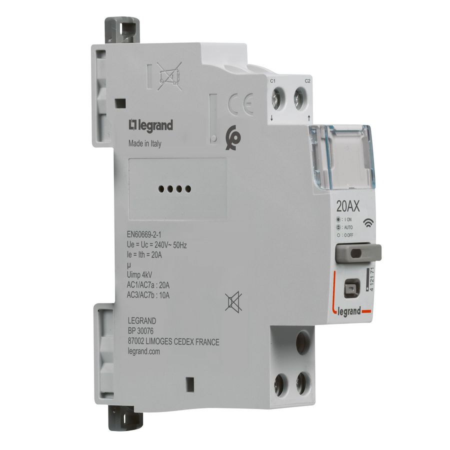 Geconnecteerde magnesiumeetschakelaar 1NO 230V