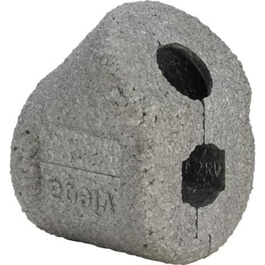 Isolatieschaal DN 25 kunststof/antraciet RAL7016