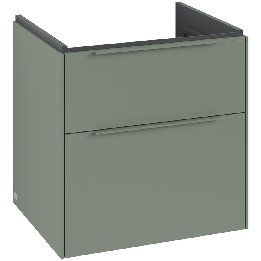 Wastafelonderkastkast SUBWAY 3.0 572x576x478mm Soft Green C57802AF greep monochroom