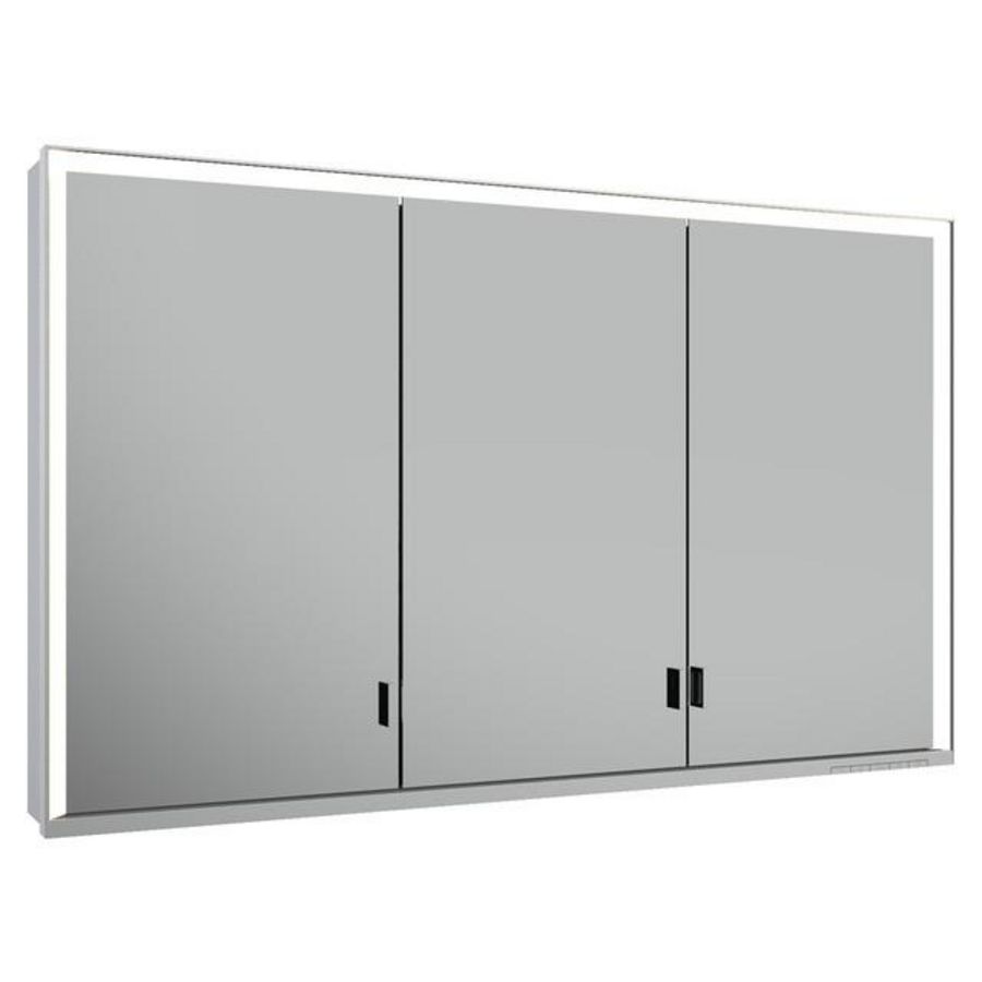 Spiegelk.Lumos wandvb/lange deur 1200x735x165mm zilver/geëlo