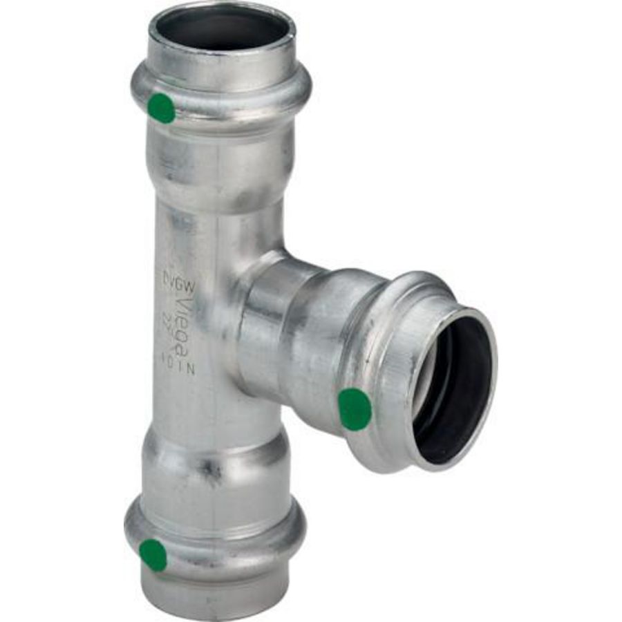 PROMO T-koppeling Sanpress Inox 22x22x22mm (435875)