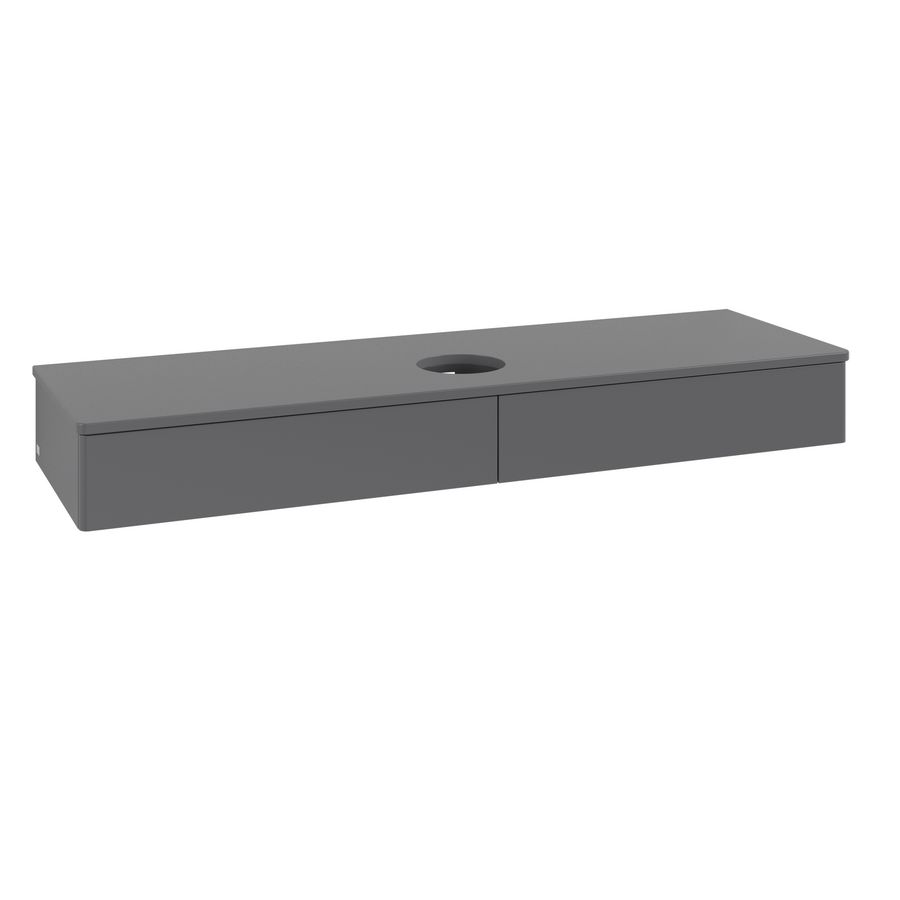 Wastafelonderkast Antao 1600x190x500mm Antr. Matt Lacquer K14010GK