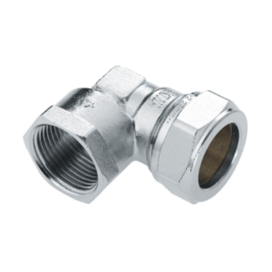 Schroefbus haaks knel vertind 15x3/4"bn.dr lang KIWA/Gastec