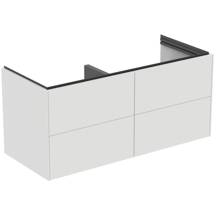 Wastafelmeubel 1200x505x550mm m. 4 Laden SC Matt White Conca