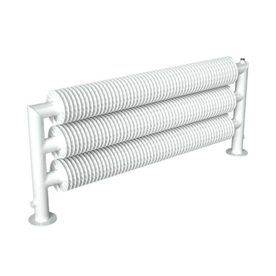 Ribbenbuis conv. D76 lgt. 3600mm staand T3 3 buis H 4833W