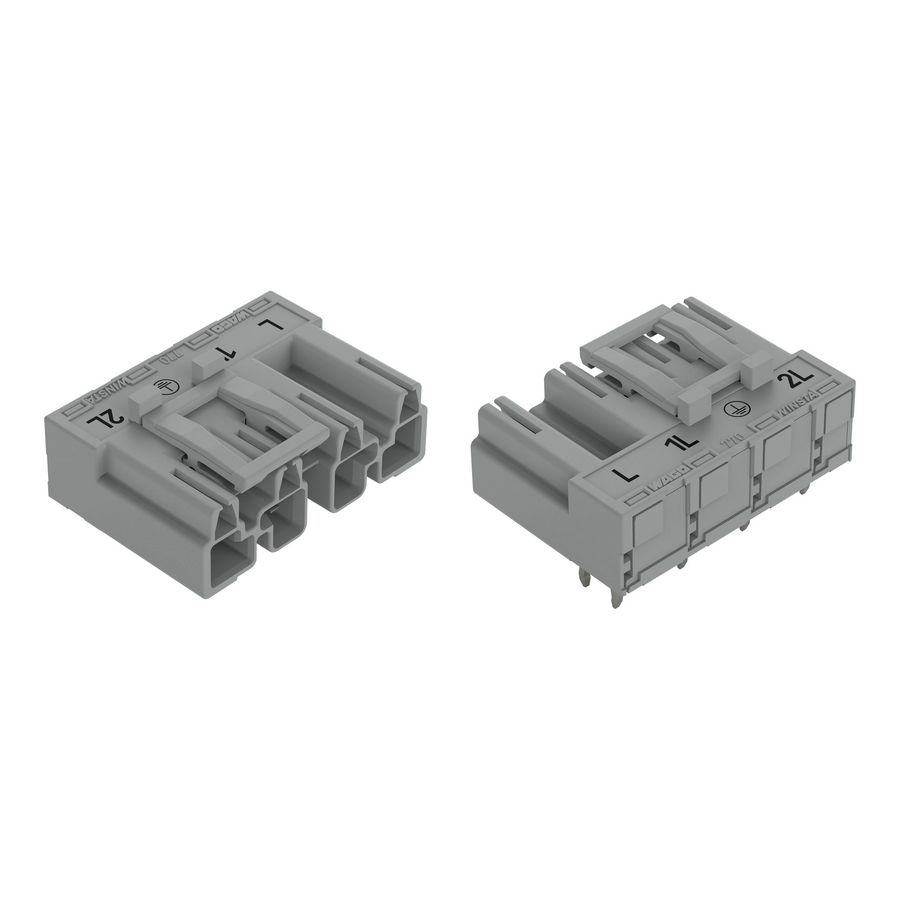 Steker printplaten HA 4-polig 770-854/011-000/064-000 VVE=50
