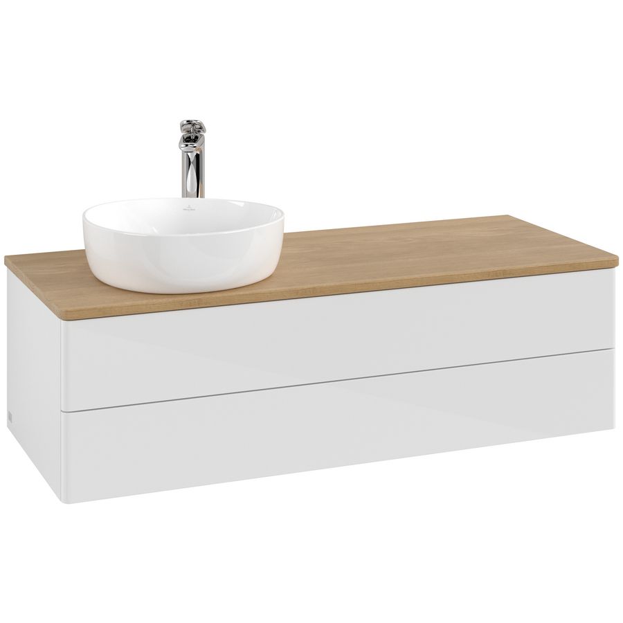 Wastafelonderkast Antao 1200x360x500mm G.White.L K22051GF