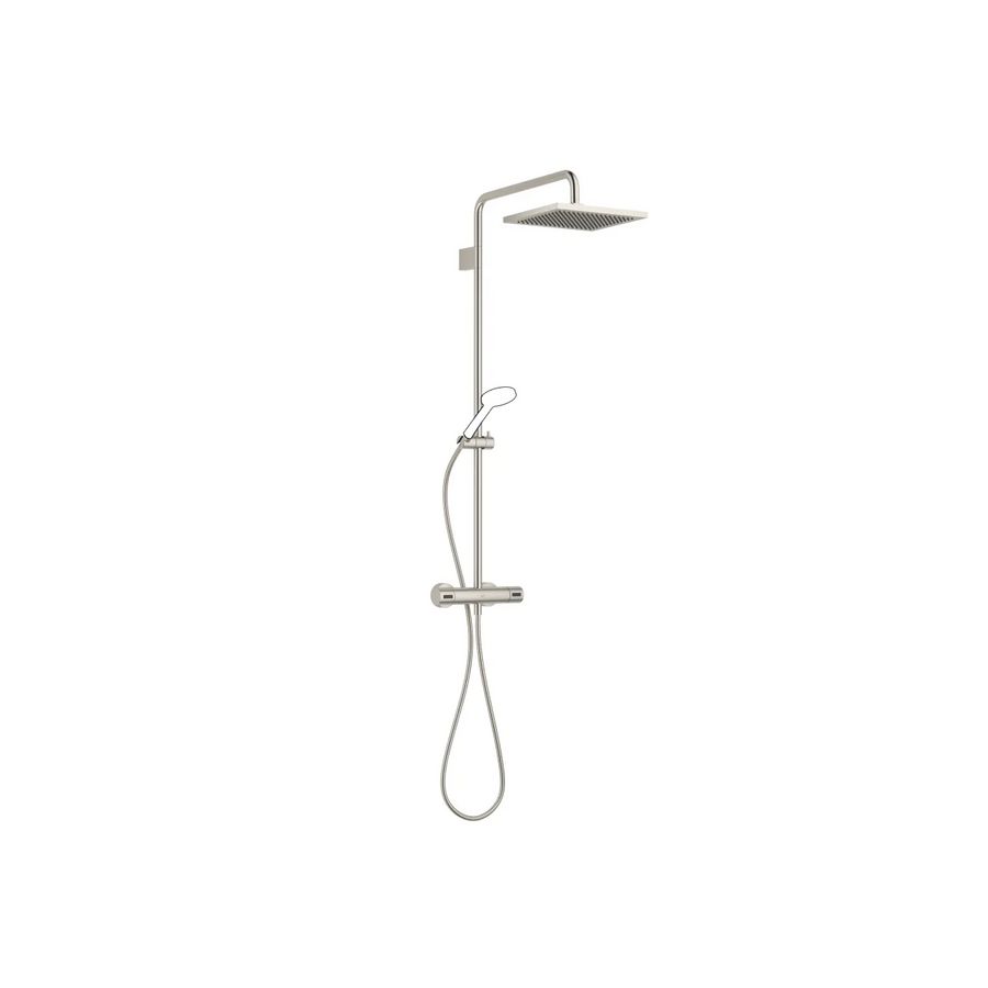Showerpipe douchether. z.handdouche FlowReduce plat. gebor