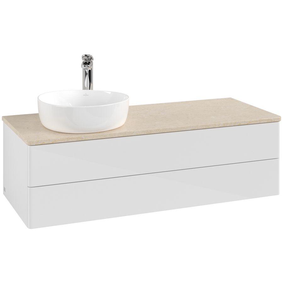 Wastafelonderkast Antao 1200x360x500mm G.White.L K22053GF