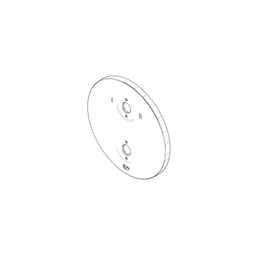 Rozet symbolen VS DB logo 150x9mm chr