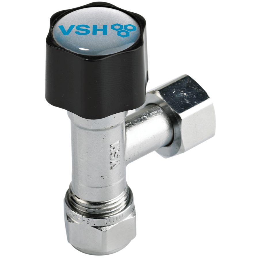 PROMO Hoekstopkraan verchroomd 3/8"bn. x 12mm knel (0492129)