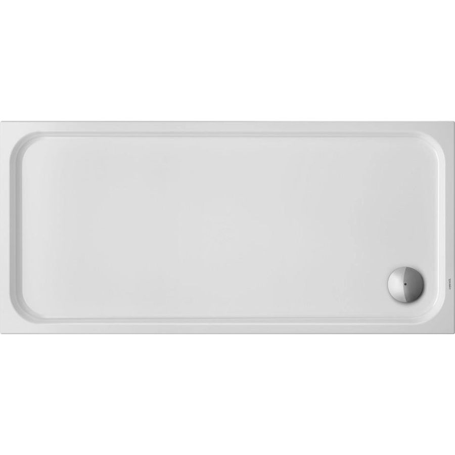 Douchebak D-Code 1600x750mm wit, rechthoekig