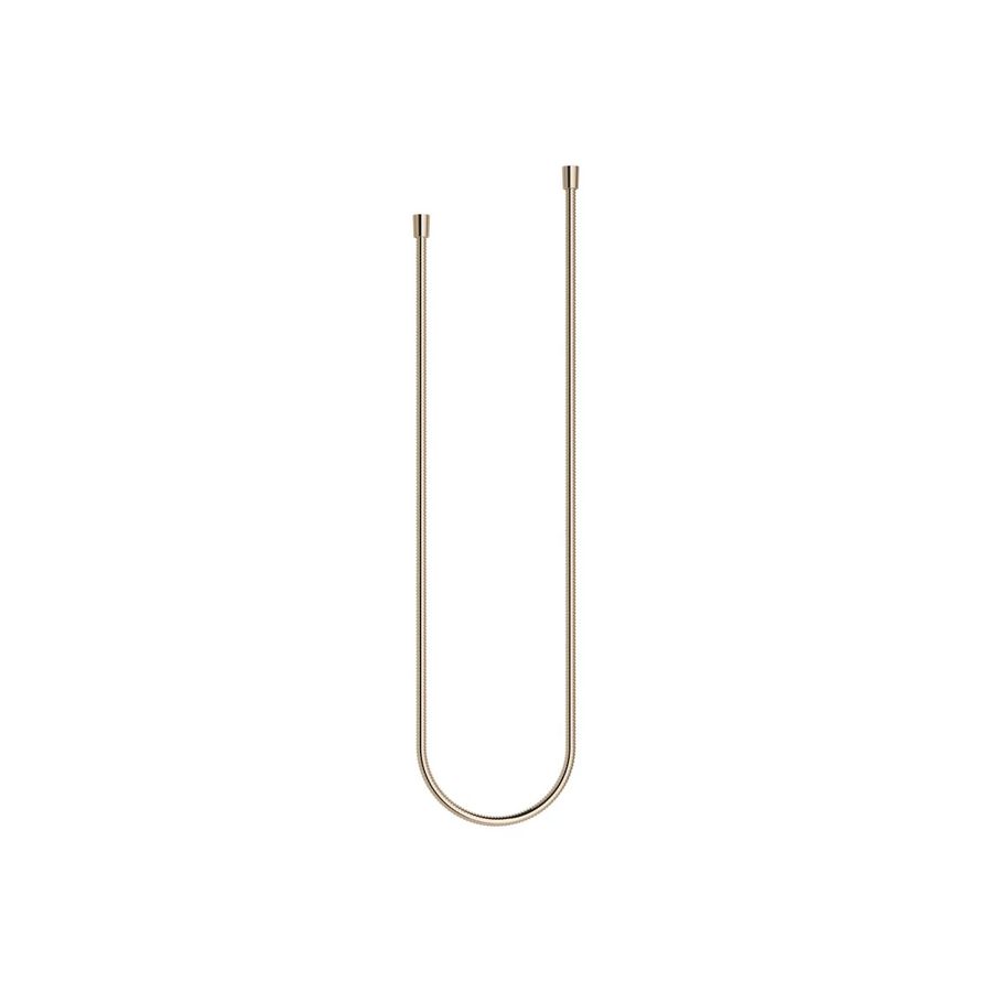 Metalen doucheslang 1/2"x1/2"x1750mm Light Gold