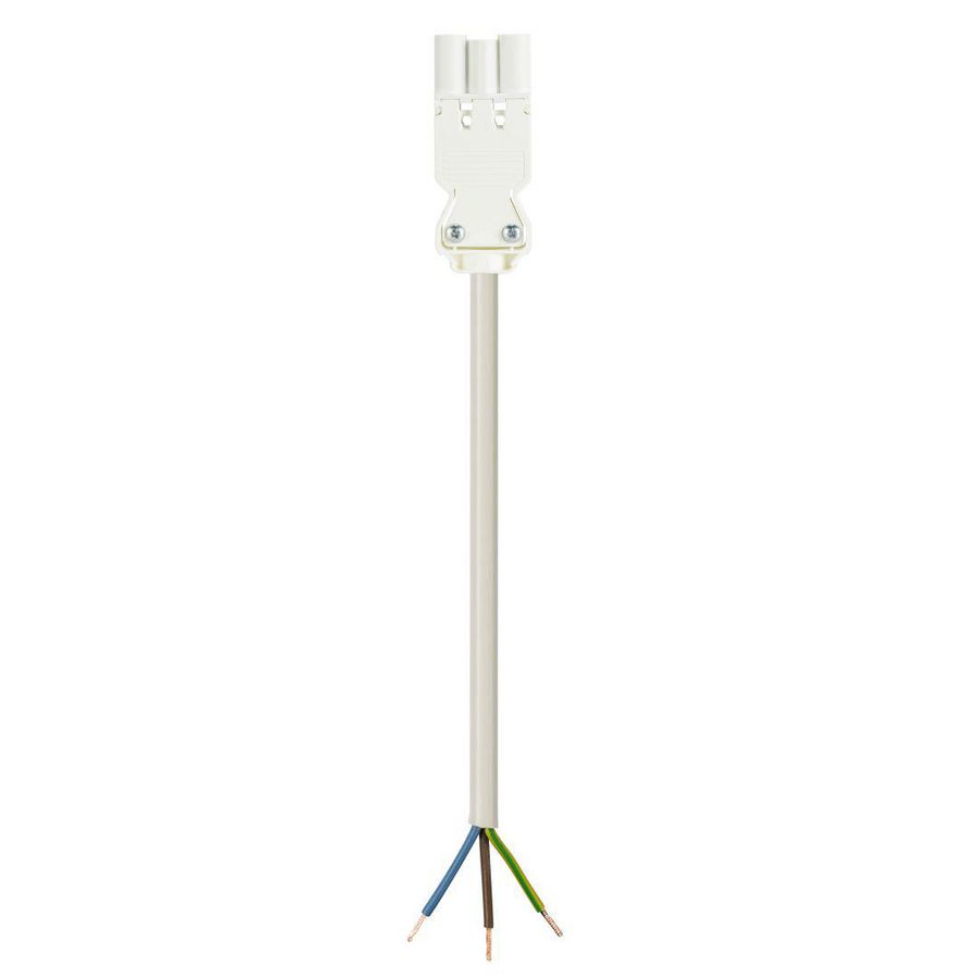 Aansluitsnoer GST18I3 male 2,5mm² 100cm B2CA wit VVE=50