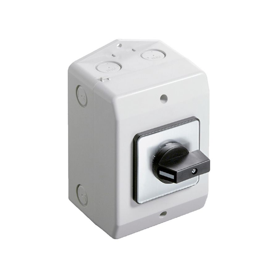 Werkschakelaar 16A 2P Opbouw IP65