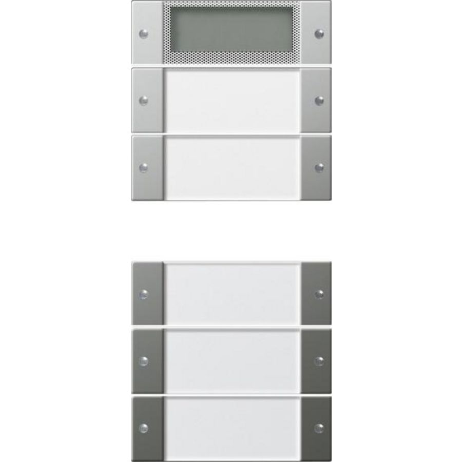Wippenset 5-voudig Plus (2+3) TK System 55 clear/edelstaal
