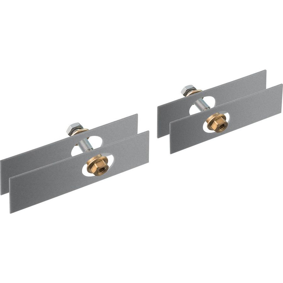 Bevestigingsset v.rail dblzijdig glas Uni. Acc. 42841000