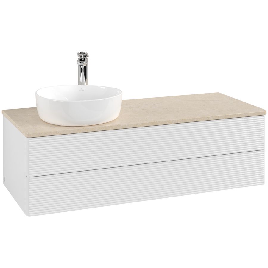 Wastafelonderkast Antao 1200x360x500mm G.White.L K22153GF