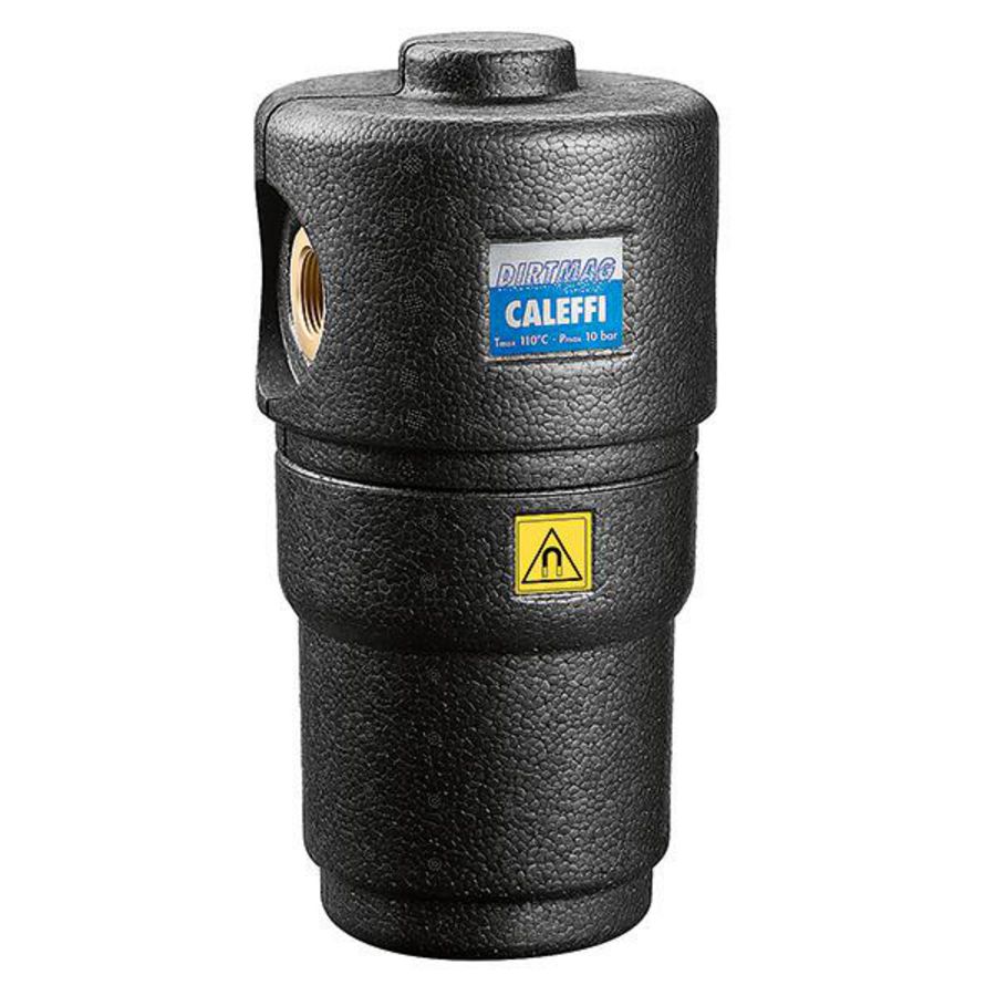 Dirtmag vuilafscheider met magneet horizontaal 2" met isolatie