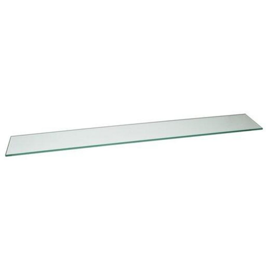 Glasplaat voor planchet, kristalglas helder, 700mm, (S3512)