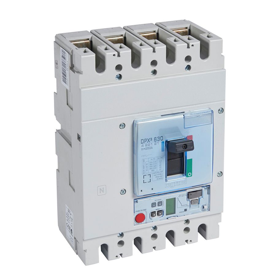 Vermogensschakelaar 630 S2 + meten 4P 250A 70kA 400V DPX3