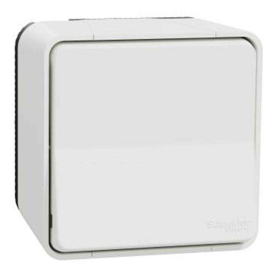 Compleet Wisselschakelaar Opbouw IP55 Wit Mureva Styl