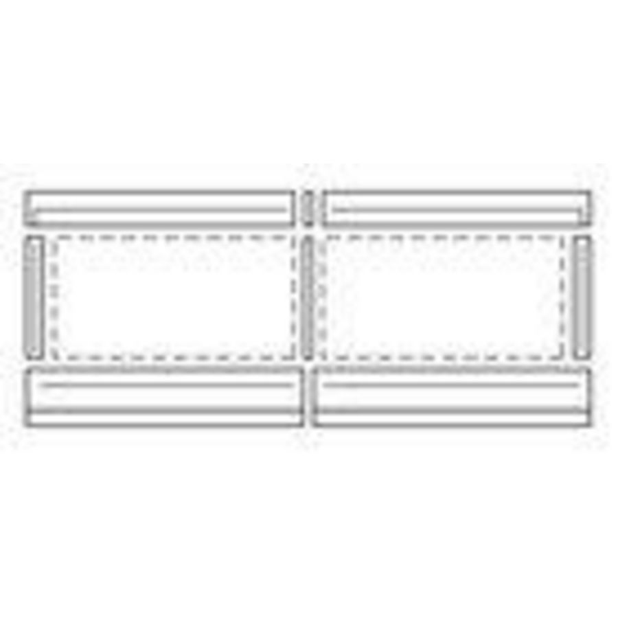 Inbouwset voor 2 VFK H naast elkaar 0020055197