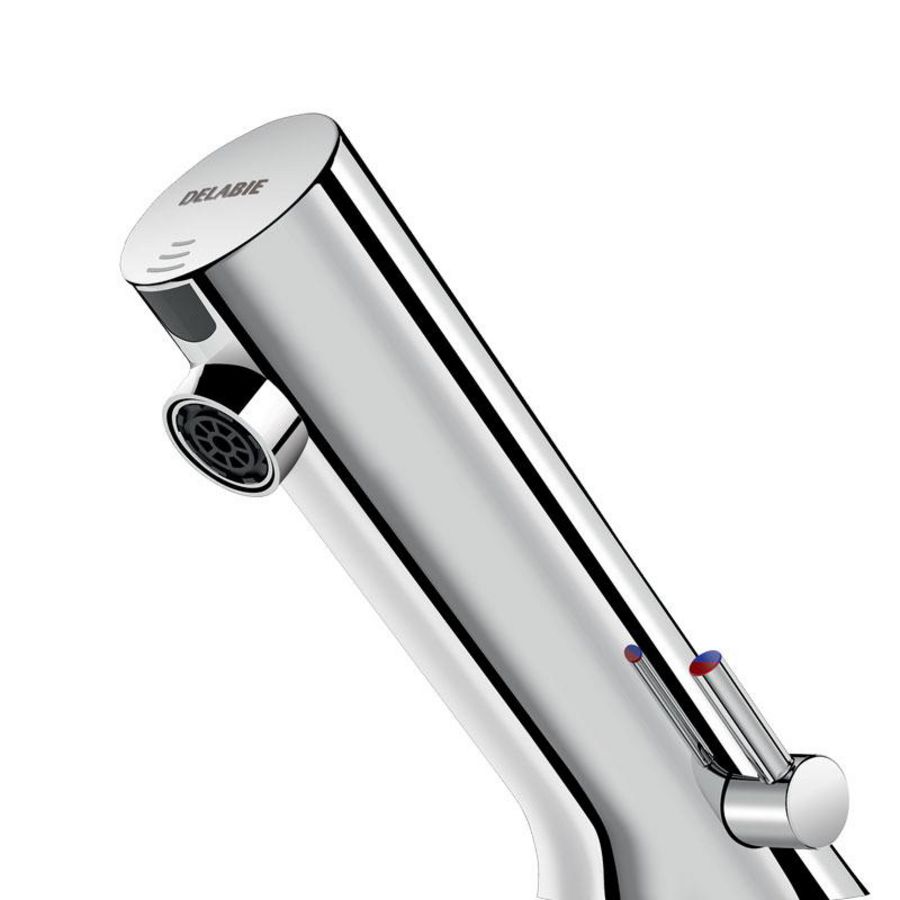 Wastafelmengkraan F3/8" 230/6V inbouw aansl. 499100