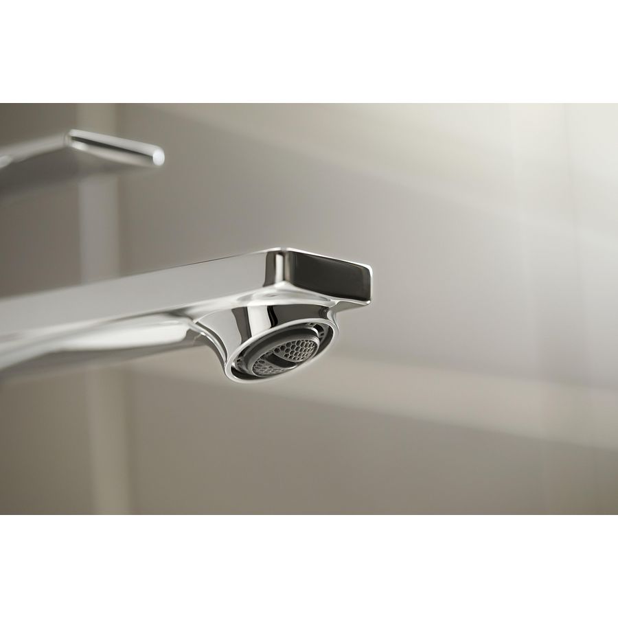 Rebris E 1-hendel wastafelkraan 240 CoolStart EcoSmart+ voor waskommen met trekwaste chroom