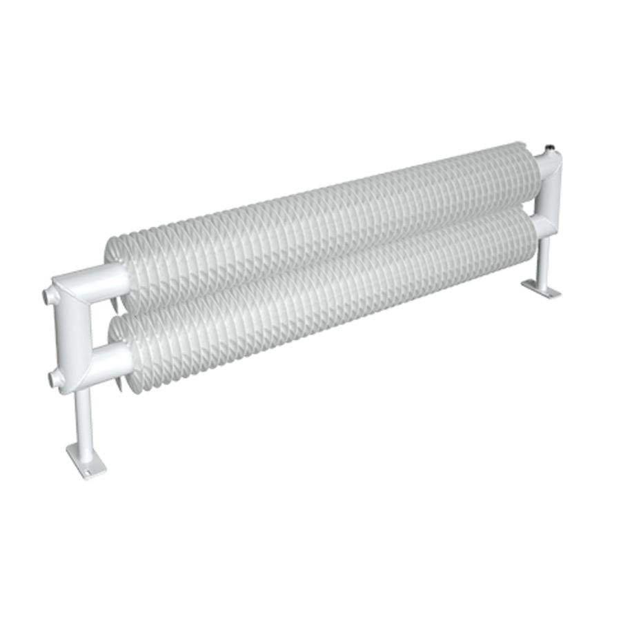 Ribbenbuis conv. D76 lgt. 3600mm zelfst. 2 buis H 3270W