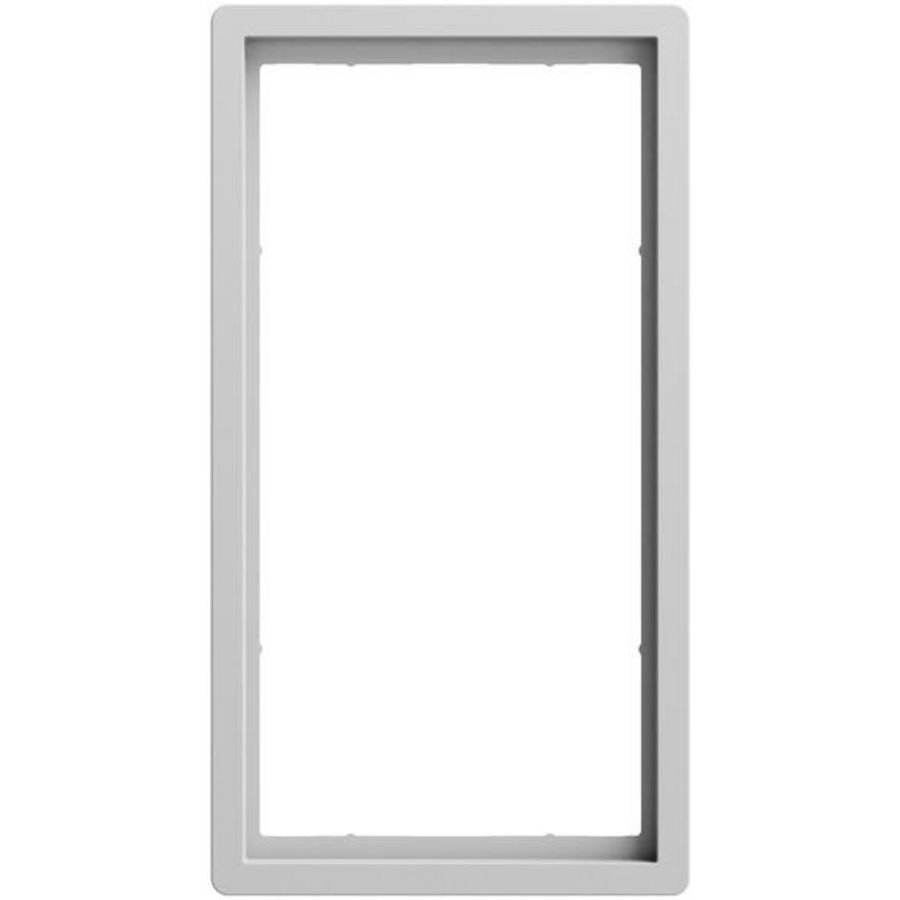 Afdekraam 2-v z/ms Gira F100 gris m(gel.)