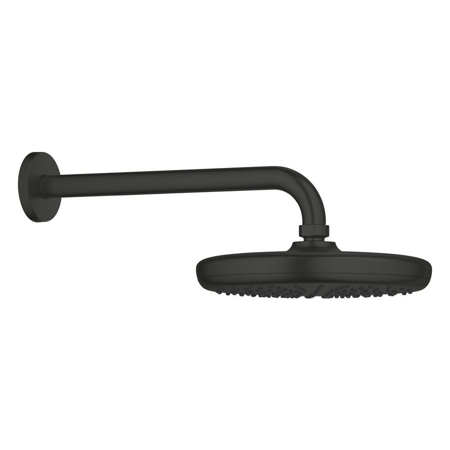 Tempesta hoofddoucheset 210 380 mm 9,5l/m Matte Black (mat zwart) (prof)